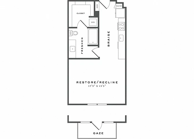Floor plan E1