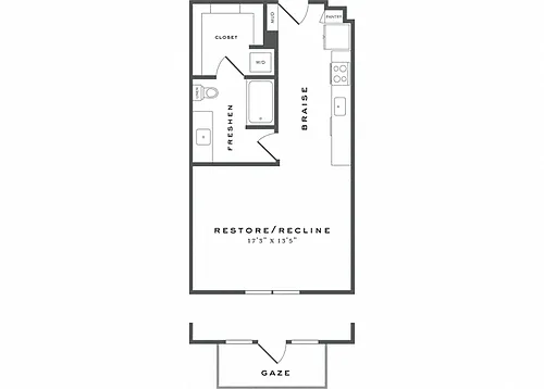 Floor plan E1