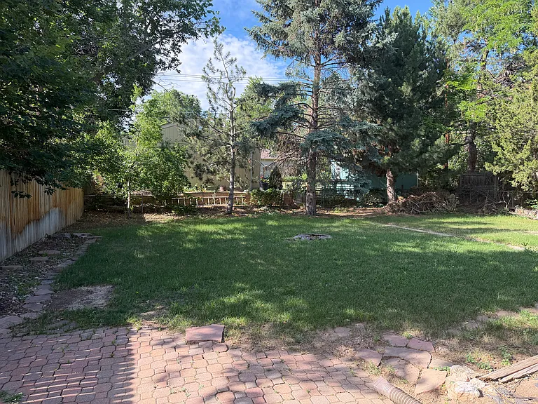 Large backyard perfect for pets. Plenty of shade for more comfort in the summer!