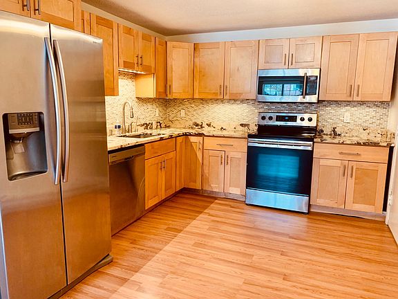 Modern Kitchen with stainless steel appliances