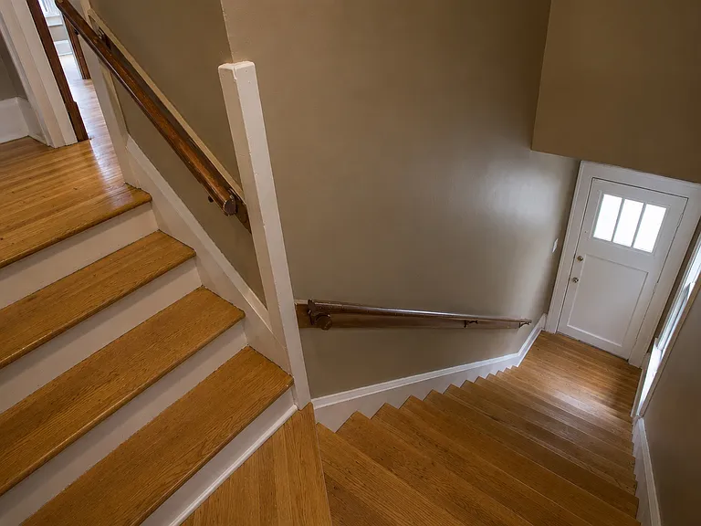 Staircase to front door