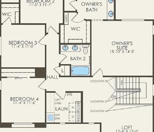 Second Floor 4 br 2.5 ba
