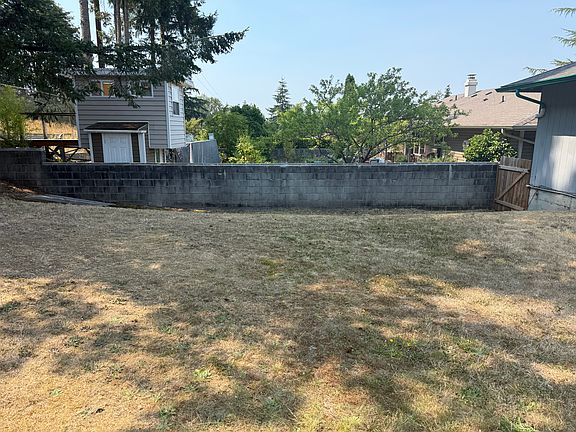 Backyard facing west.
