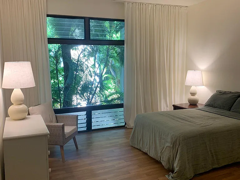 Main bedroom with walk-in closet.