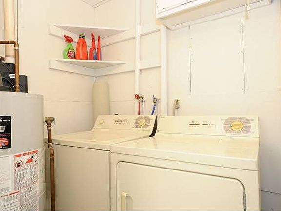 Laundry adjoins office