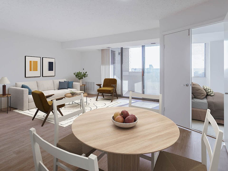 Living Room with Balcony and Hard Surface Flooring