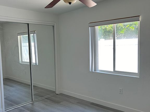 Room #2 overlooking fenced in side walkway