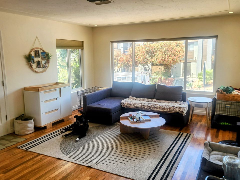 Family room looking out to street.