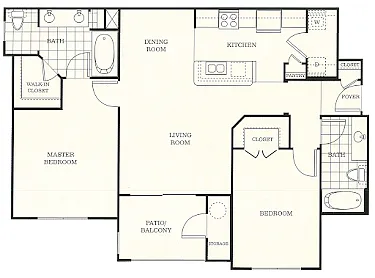 Floor plan Vaquero