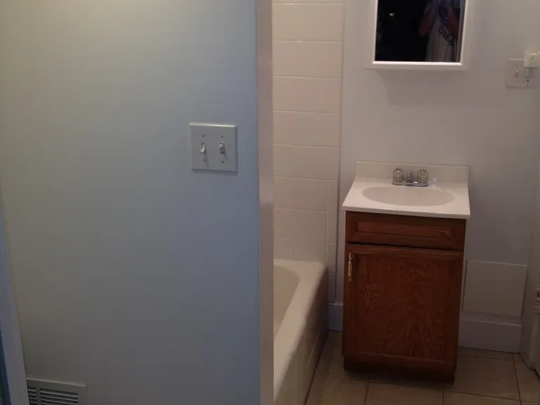 Basement bathroom