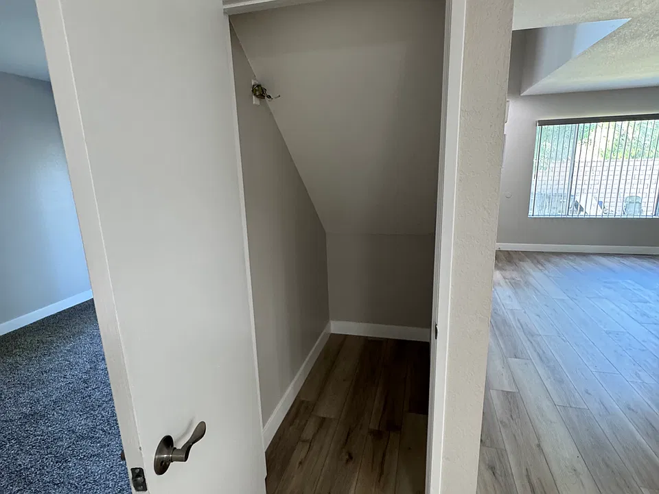 Under stairwall storage