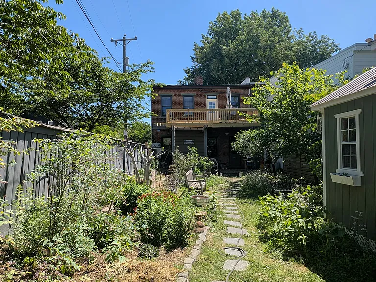backyard and house from back gate