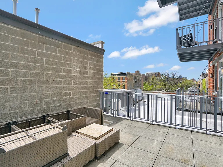Rooftop balcony