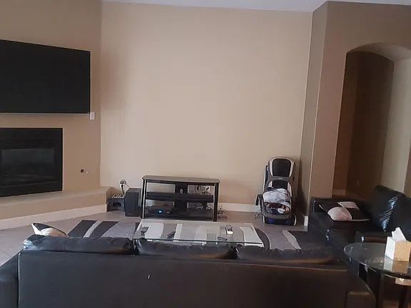 Great Room off Kitchen with gas fireplace