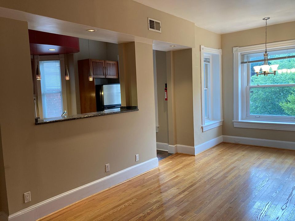 View into kitchen