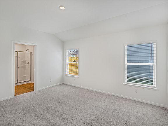 Master bedroom with two windows