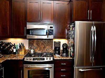 Granite top line appliances