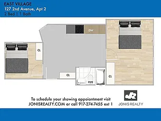 Rented by Jonis Realty