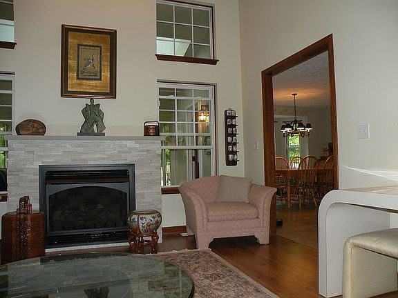 Great room fireplace