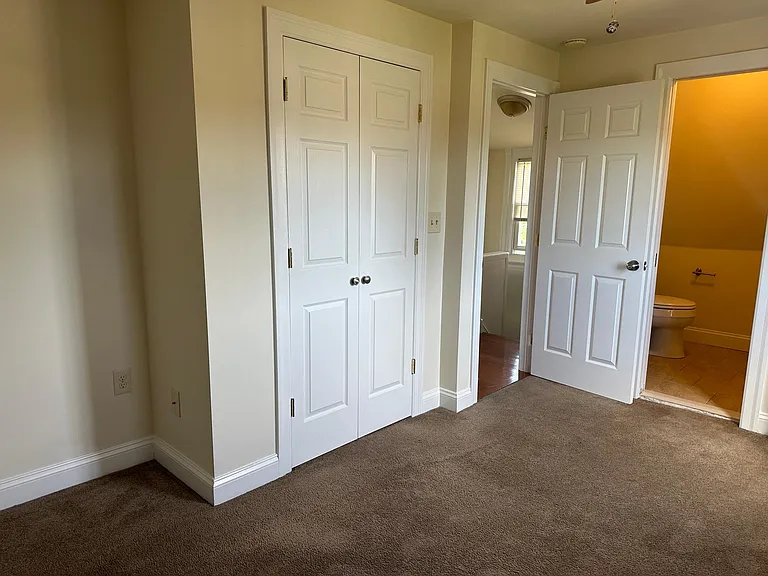 View of Bedroom & Bathroom & Double door closet