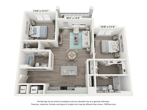 Floor plan B1