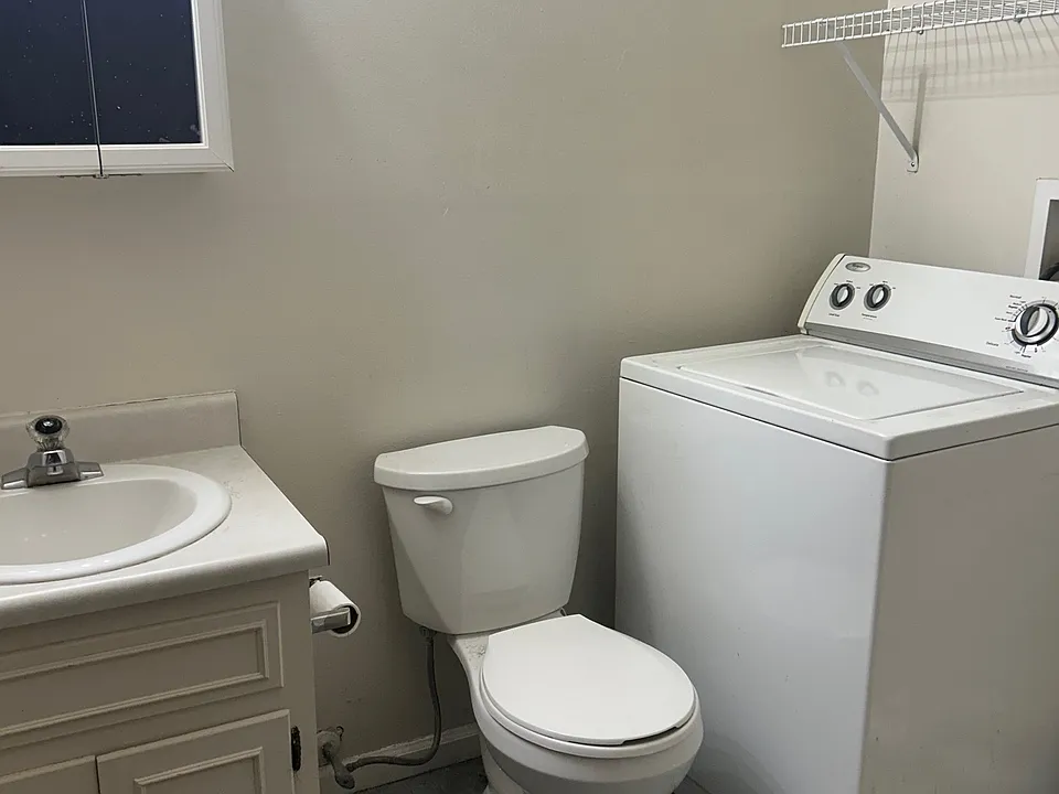 Half-bath and Laundry Room