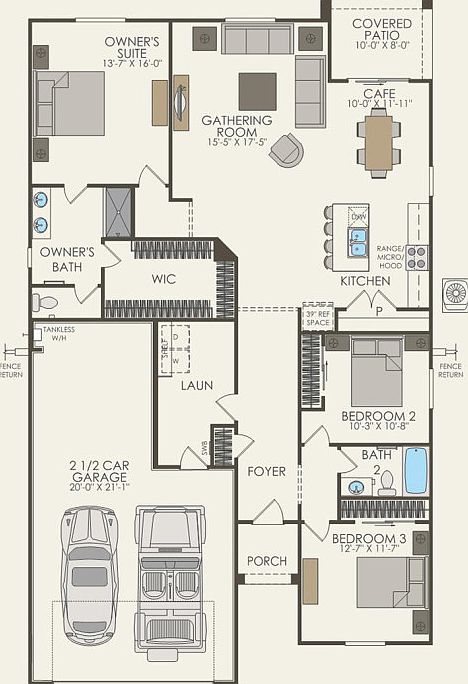 First Floor 3 br 2 ba