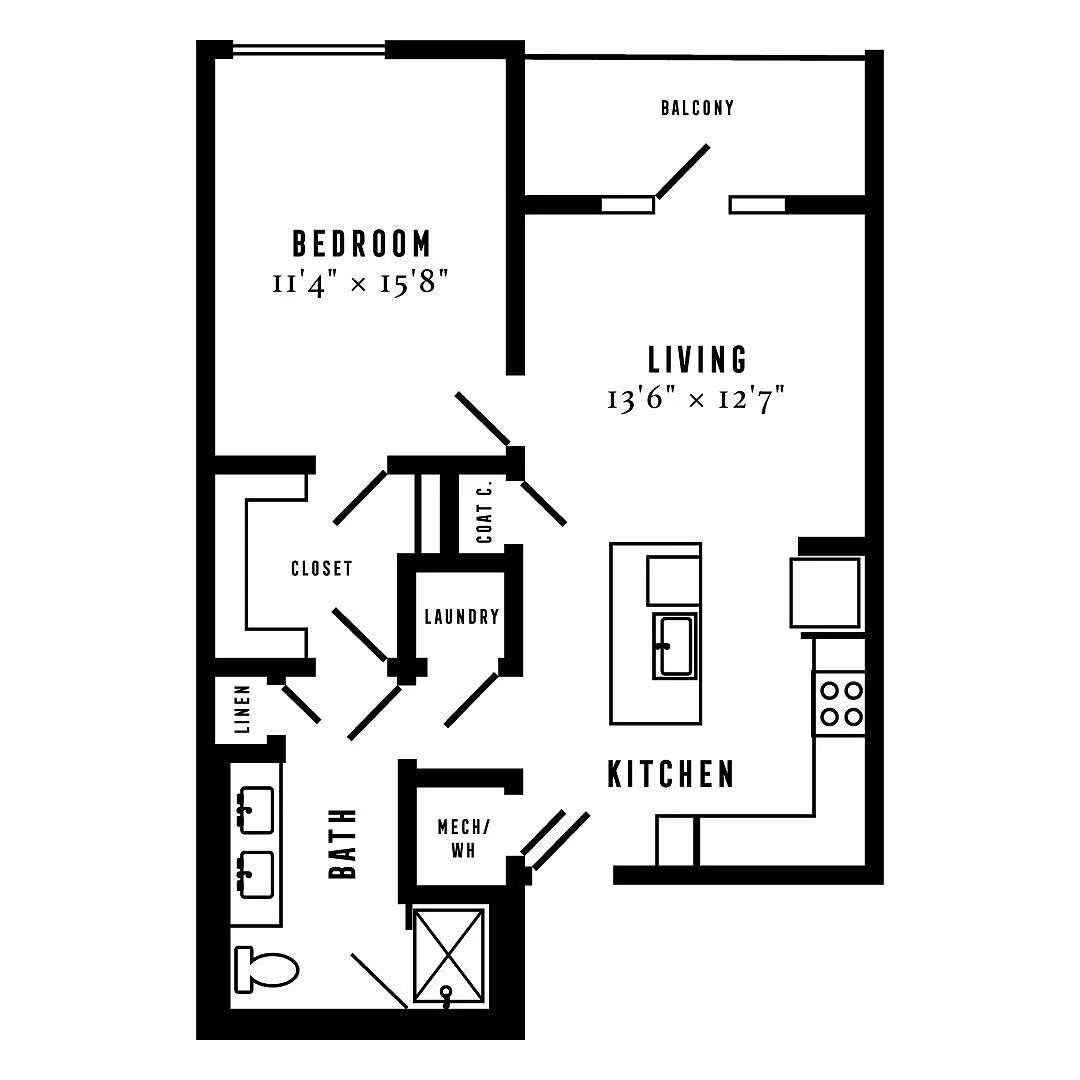 Floor plan A2A
