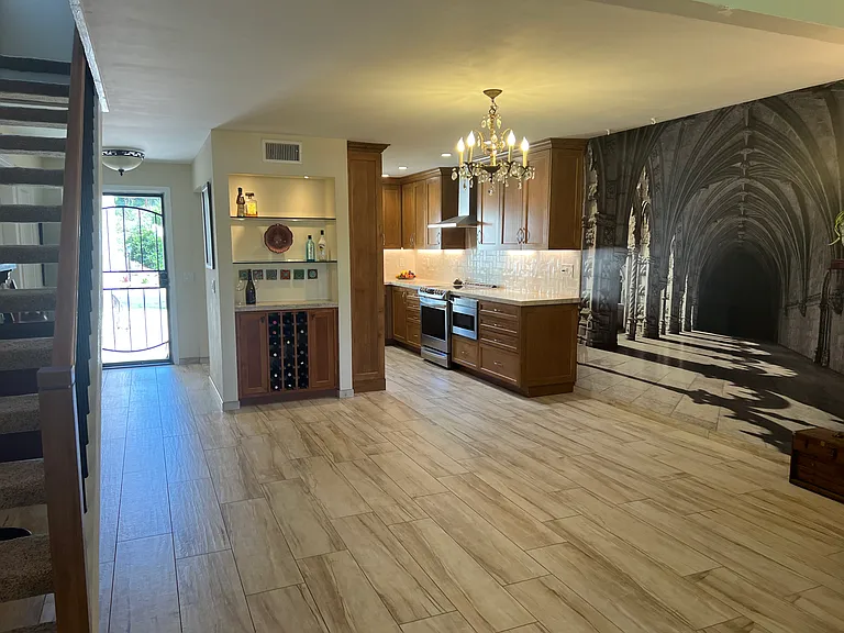 Dinning room in open floor plan