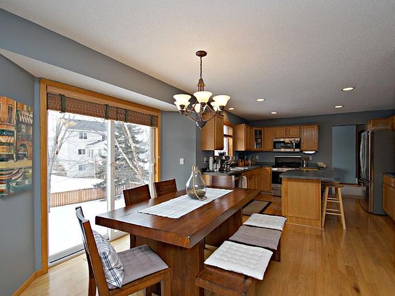 Great space for the eat in kitchen.