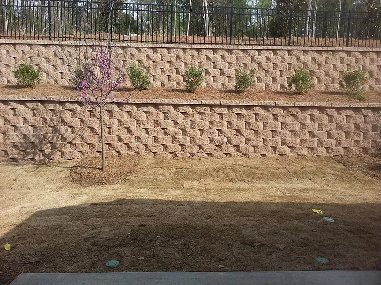 Private backyard
