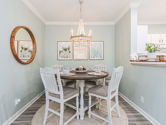 Dining area with seating for four