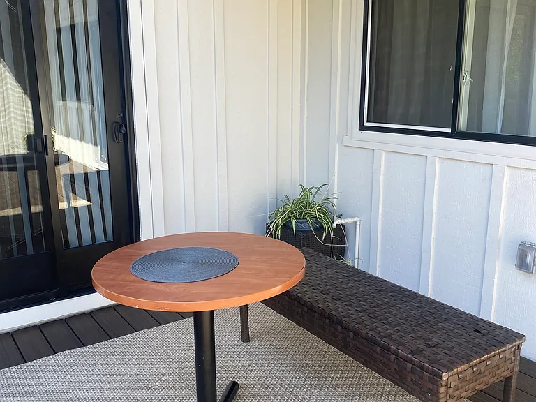 Patio from the kitchen