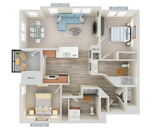 Floor plan B2-1161-6217