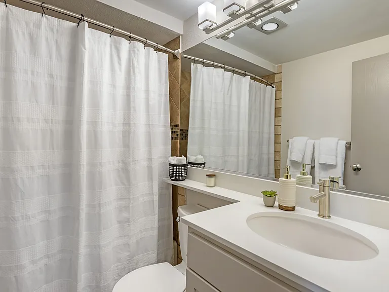 Updated Bathroom at The Rays at Vegas Towers in Las Vegas, NV 89119