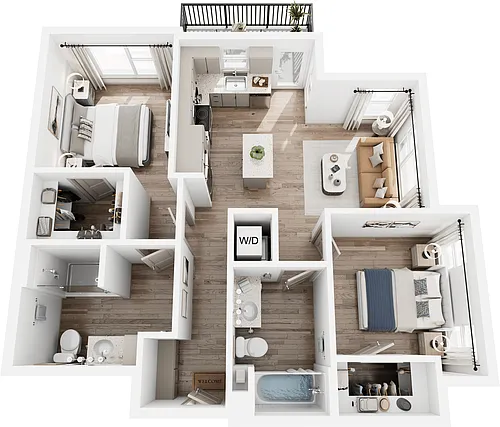 Floor plan B8