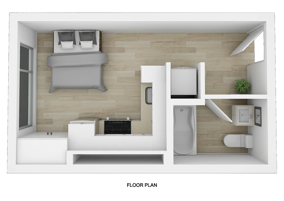 Floor plan Studio E