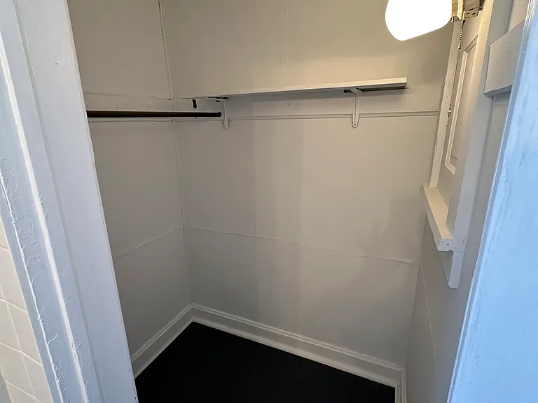 Bathroom closet/extra storage