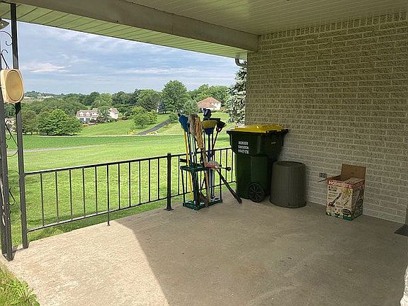 Rear covered porch