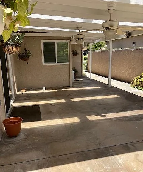 Patio with Fans