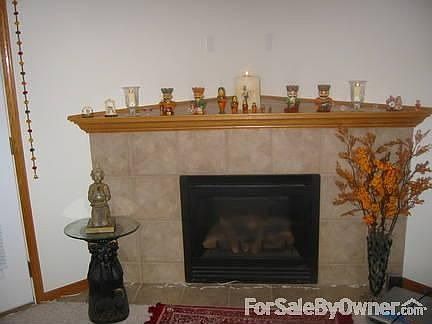 Fireplace in living room