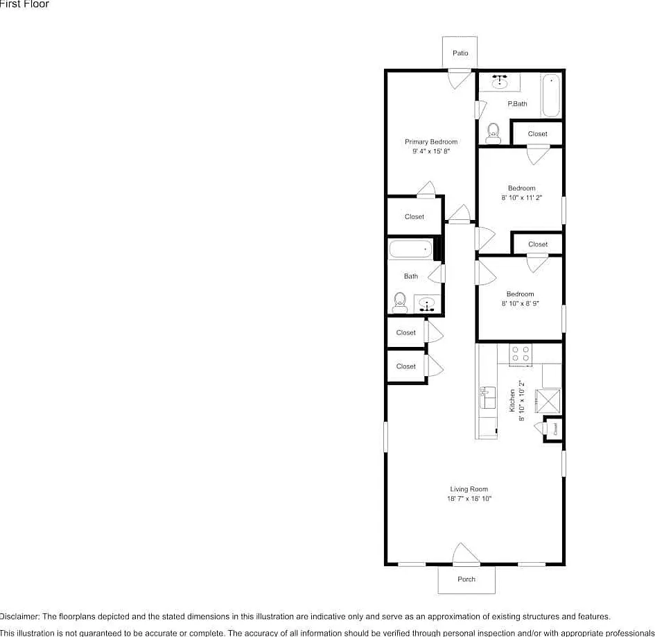 3 bed, 2.0 bath, 1007 sqft, $1,399 — Photo 2