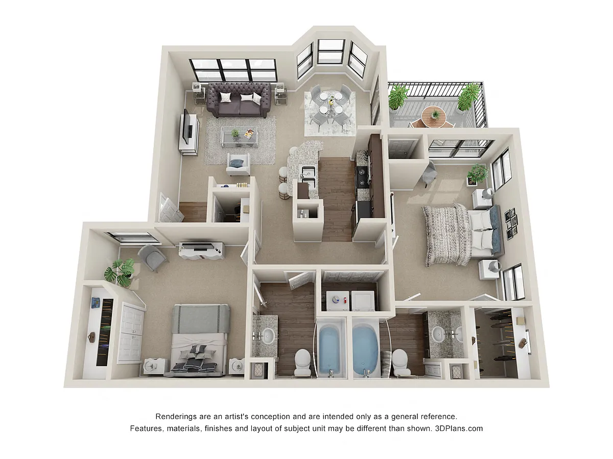 Floor plan Catamaran