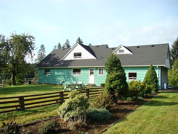 Rear view of the house.