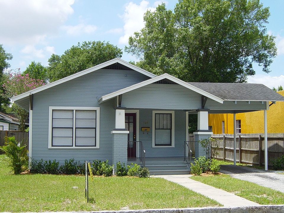 Front view of the home