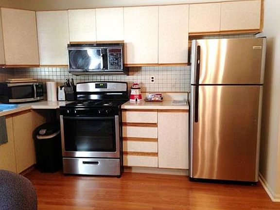 Kitchen with new appliances
