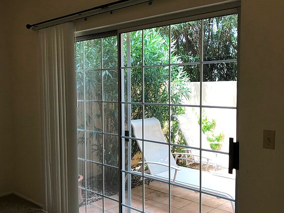 Slider to patio of master