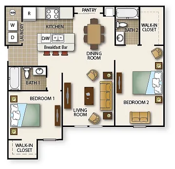 Floor plan Magnolia