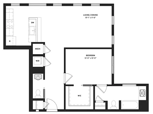 Floor plan B6