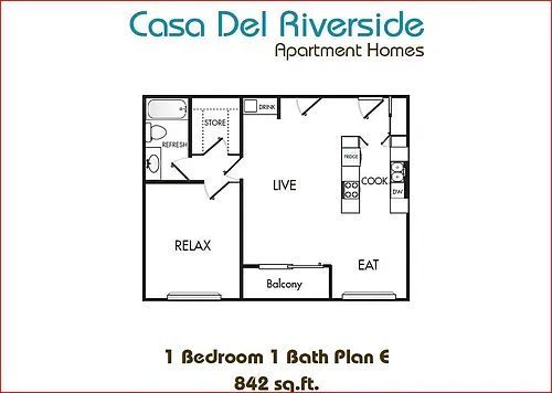 Floor plan E Plan